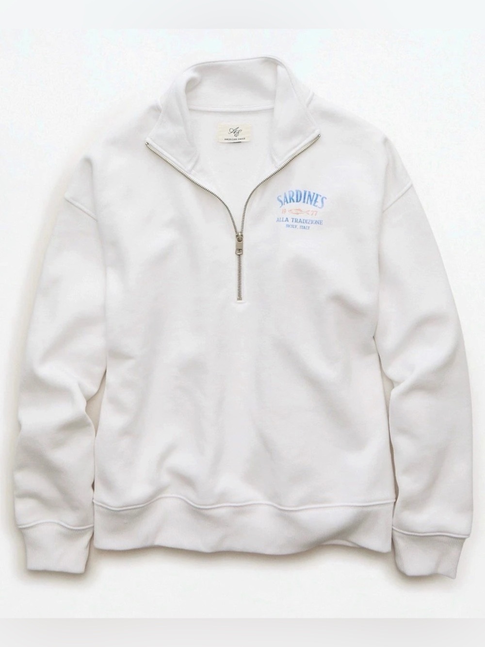 AE Everyday Luxe Quarter-Zip Sweatshirt